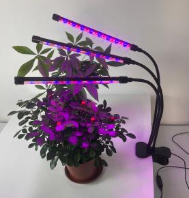 USB 3 heads clip-on grow light